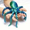 3D Printed Octopus Ornament Creative Animal Landscape Decorations Simulated Octopus Desktop Home Model Party Children's Gift