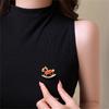 Horse Clothing Pin Autumn Release Golden Horse Brooch Openwork Horse Pin Openwork Women Fashion Brooch For Gifting Women Formal