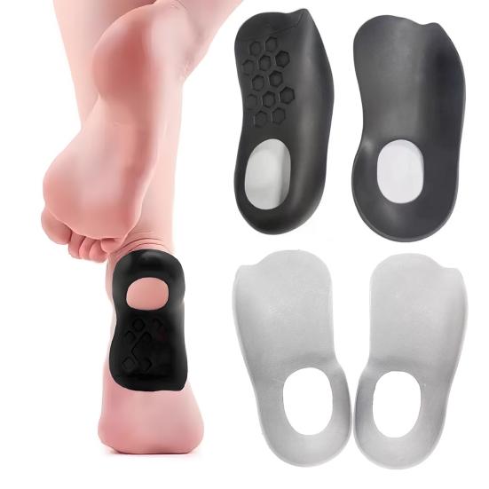 1 Pair Orthopedic Corrective Insoles for Flat Feet Plantar Fasciitis Unisex Silicone Toe Correction Insoles for Pain Relief Toe Alignment Bunions