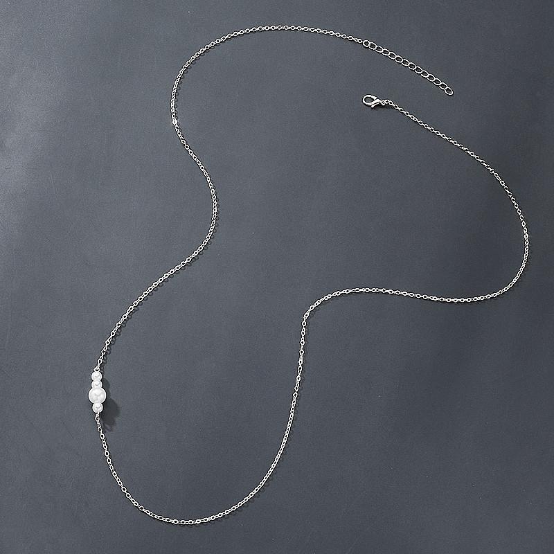 Sexy BodyBelly Bikini Body Chain Female, Fashion 4 White Pearl Waist Chain