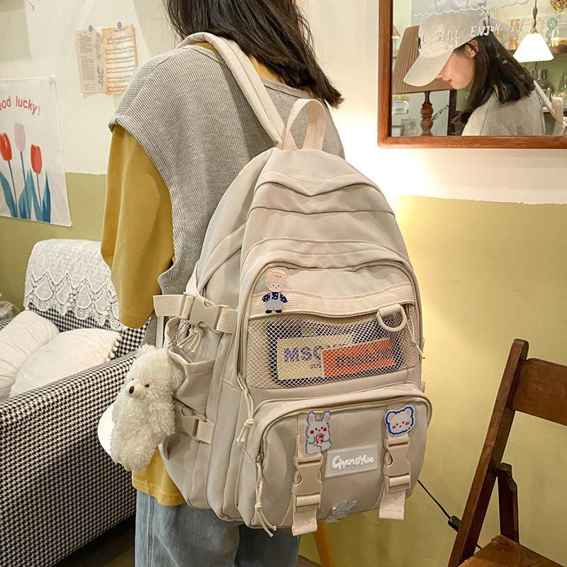 Schoolbag Elementary School Students Ins Style Korean Version of High School Students Backpack Children Backpack Junior High School Backpack