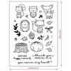 Animals Metal Cutting Dies with Stamp Transparent Silicone Stamp Die Cuts for DIY Christmas Birthday Party Decorations top sale