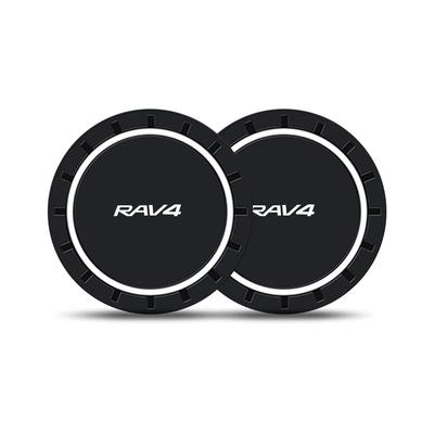 RAV4 Dedicated Drink Holder Pad with Logo RAV4 2.8 X 2.8 Inches (7 X
