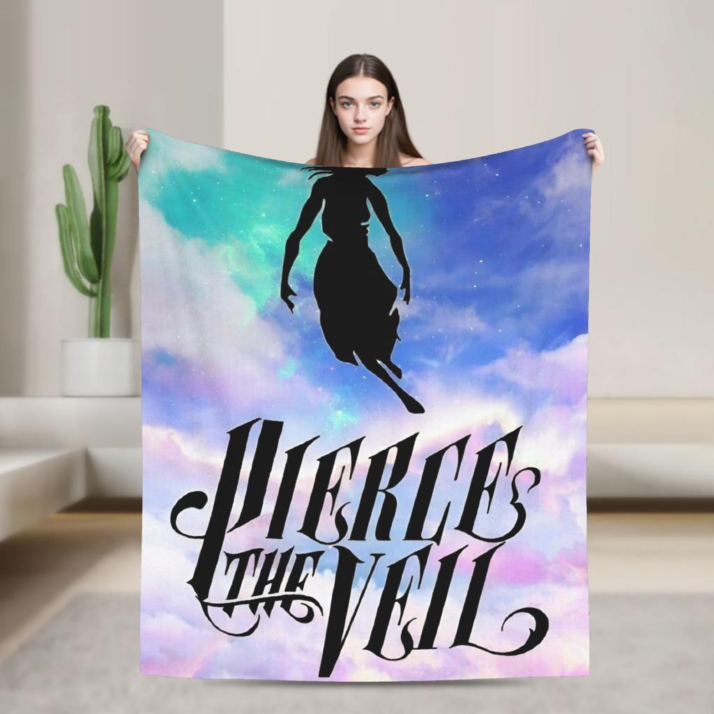 Pierce the Veils  Blankets Quality Warm Soft  Throw Blanket Winter Travel Outdoor Novelty Bedspread