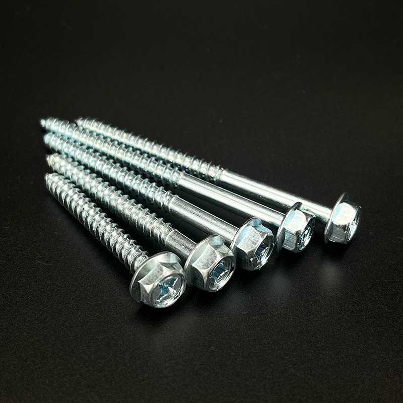 Hex Flange Phillips Self-Tapping Screw with Washer for Wood and Cabinet Installation