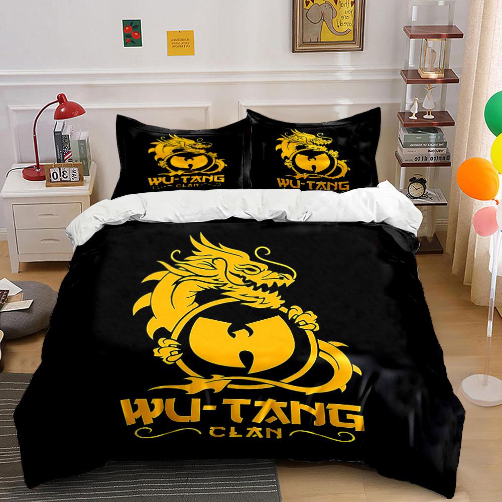 Drache Wu-Tang Bettwäscheset Bettwäsche Bettbezug Set Bettbezug Kissenbezüge (1 * Bettbezug 2 * Kissenbezüge, ohne Bettdecke)