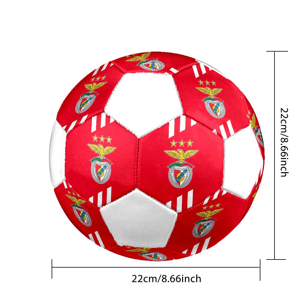 1PC S.L.Benfica size 5 soccer ball PrahaIndoor Soccer Ball Colorful All Ages Machine Stitched PVC Competition Ready Durable High-Bounce