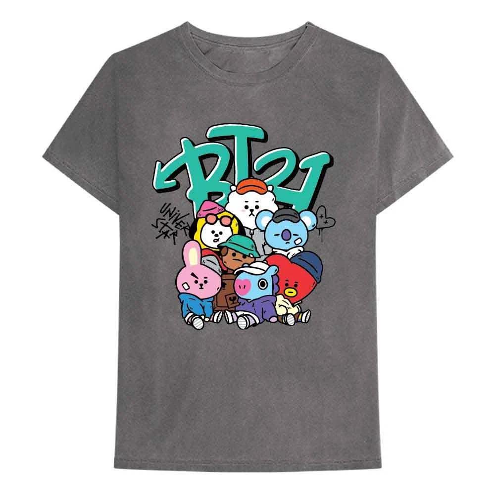 Bt21 Street Mood Group Unisexs Tshirt L