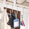 2/5Pcs Clothes Towel Hangers Over-Cabinet Hooks Strong Load-bearing Simple Installation Closet Wardrobe Door Hanging Hooks