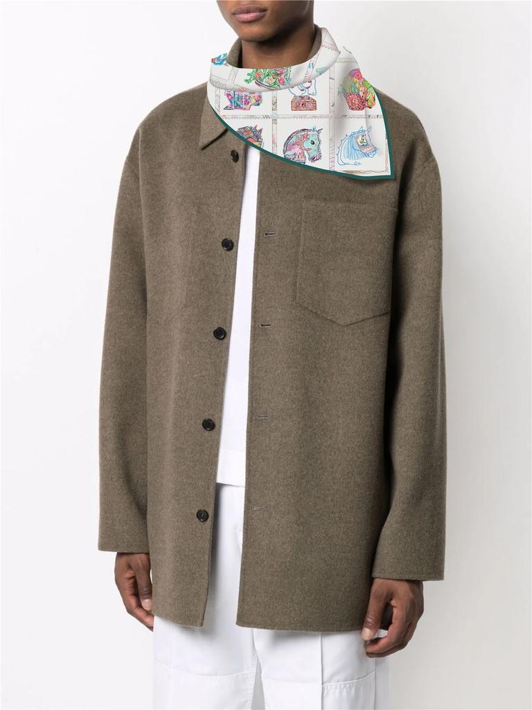 53cm Brand Design Horsehead Small Square Scarf Woman Fashion Twill Silk Scarf Luxury Bandana Headband Hijab Foulard Neckerchief