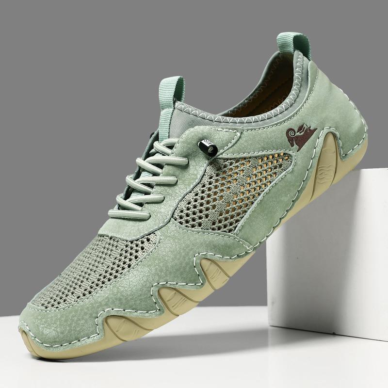 Unisex Mesh Atmungsaktive Sneaker - Schnürung Rutschfest Lässige Laufschuhe