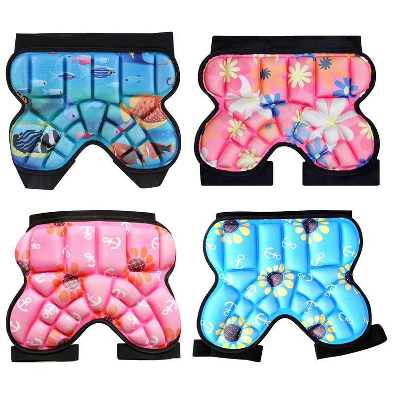 Kids Skateboards Crash Pad Breathable 3D Padded Hip Protective Short Shock Absorbing Adjustable for Most Sports Roller Skating