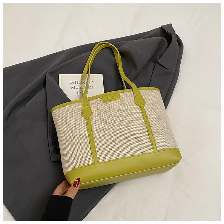 Premium Commuter Large-capacity Tote Bag Women's 2025 New Fashion Retro Versatile Shoulder Bag Trendy Underarm Bag