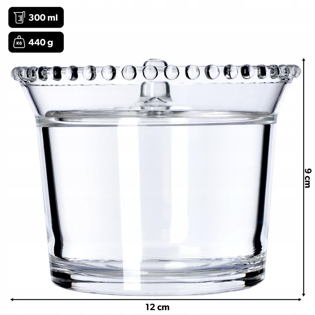 KADAX Sugar Bowl Sugar Bowl With Lid Glass Container For Sugar Elegant