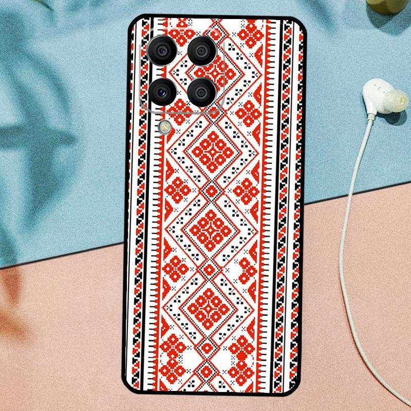 

Ukraine Ukrainian embroidery For Samsung Galaxy M31 M11 M23 M12 M13 M14 M15 M35 M55 M34 M54 M33 M53 M32 M52 M06 M16 Case Samsung M11