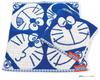 Kusunokibashi Monori Doraemon Gingham Jacquard Guest Towel, 34x34cm, Blue, A-90338-51-B