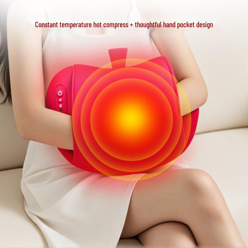 New Year Red Fruit Massage Pillow: Home Back, Cervical, Waist, Shoulder, Neck Apple Massager