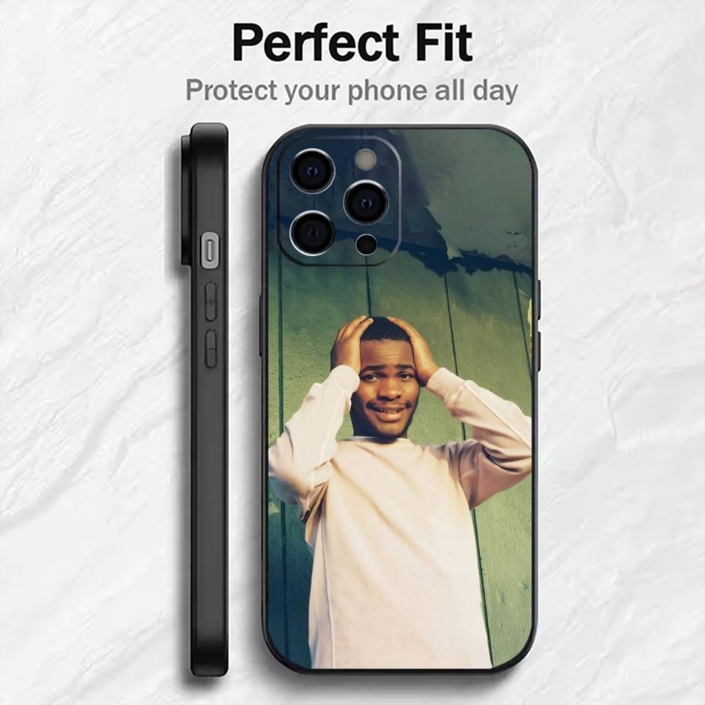 OBO D-David A-Adeleke-eeS Phone Case For iPhone17,16,15,14,13,12 Plus,Max Soft Silicone Black Cover