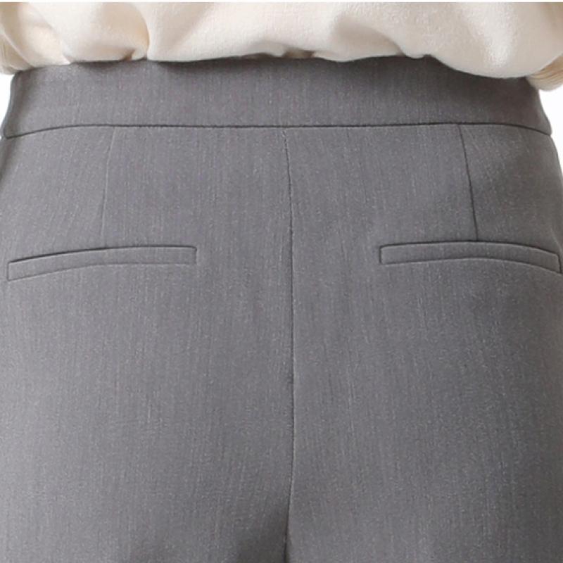 She S miSS  Solid Straight Tuck pantS