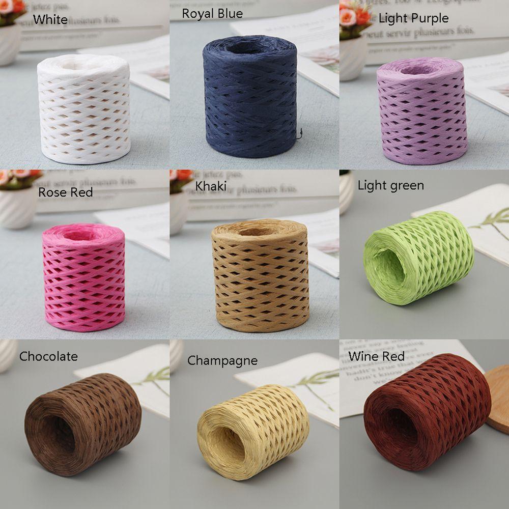 200m Used For Weaving Hats Lafite Braided Rope Packaging Tape Decorative Rope Manual