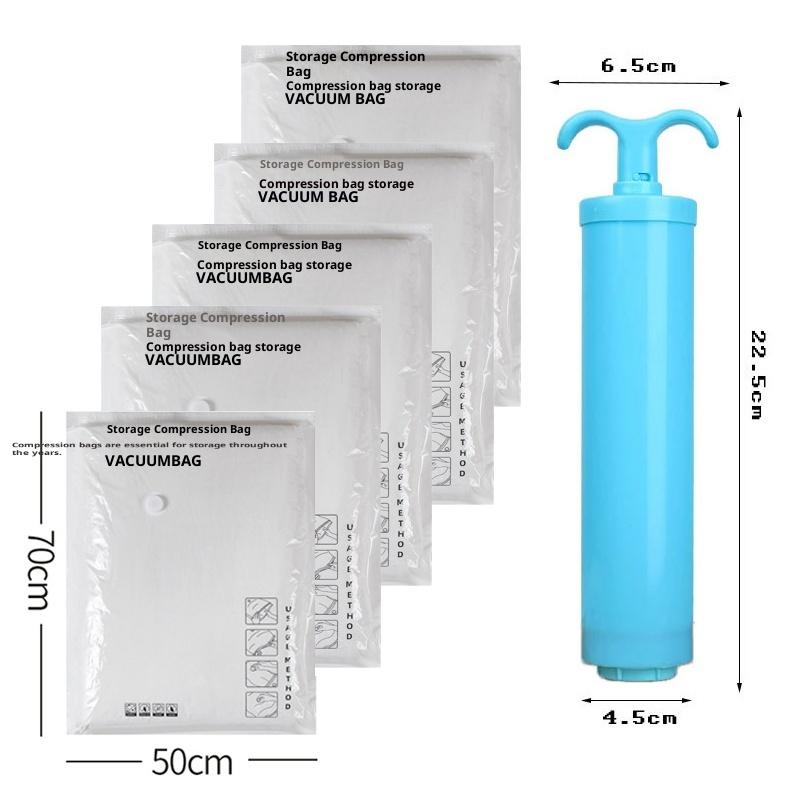 Vacuum Storage Bags Travel Reusable Organizers Vacuum Sealer Bags For Clothing Compressed With Pump