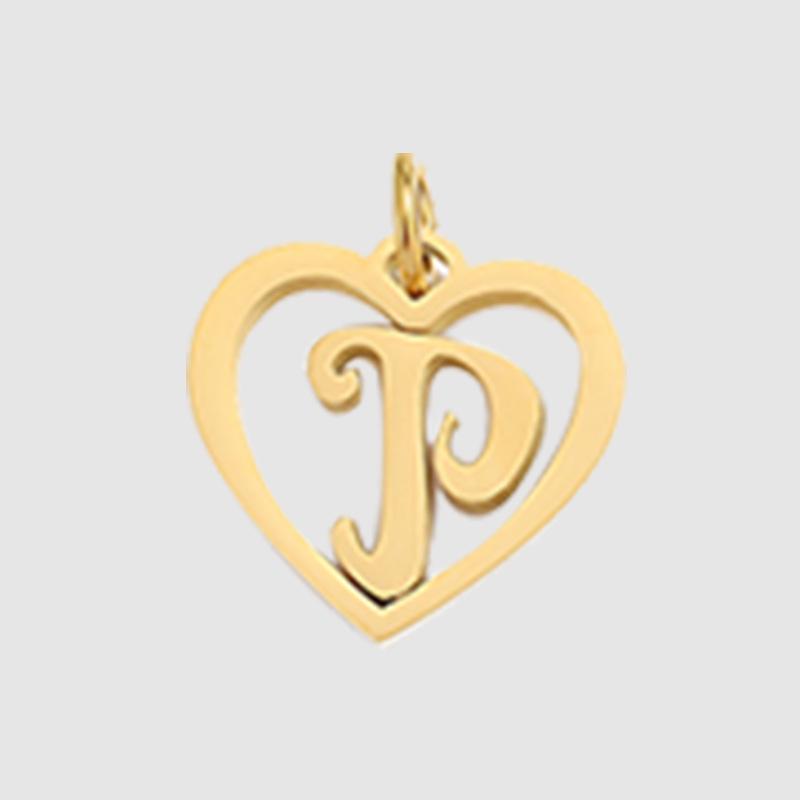 eManco English Alphabet Pendants: Stainless Steel Jewelry Accessories for DIY Projects.