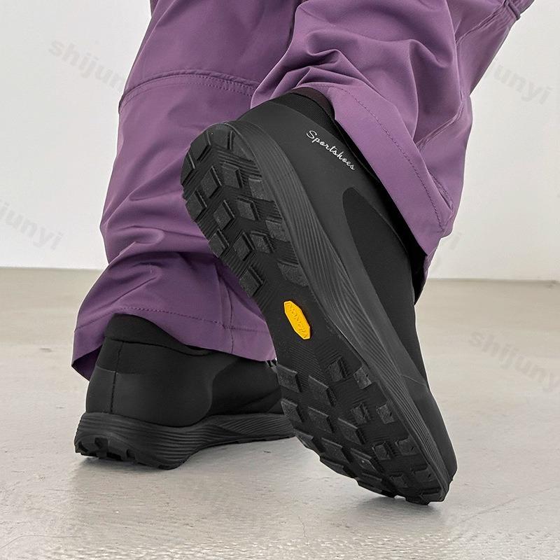 Fashion 2025 Spring Solid Fashion Trend Low Top Men's Casual Shoe Mesh Breathable Comfortable Versatile Non Slip Lace Up Chunky Sneakers