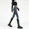 Women's High-waisted and Small-footed Jeans, the New Season Slim-fitting and Thin, Fleece Tight Pencil Winter Pants