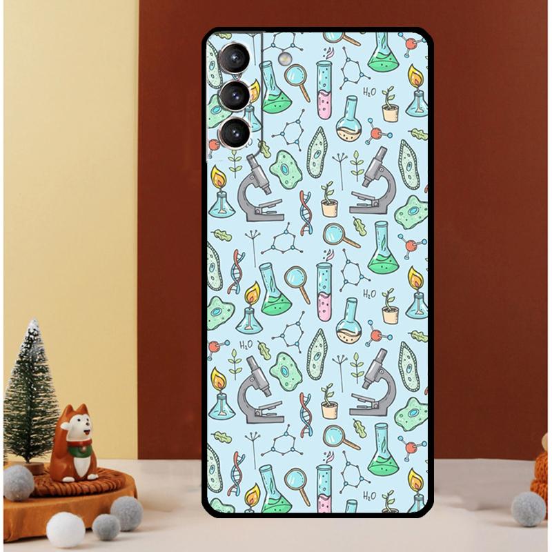 Biology and Chemistry Case For Samsung Galaxy S24 S26 Ultra S22 S23 S25 Ultra S20 S21 Plus S10 S25 FE Cover Funda