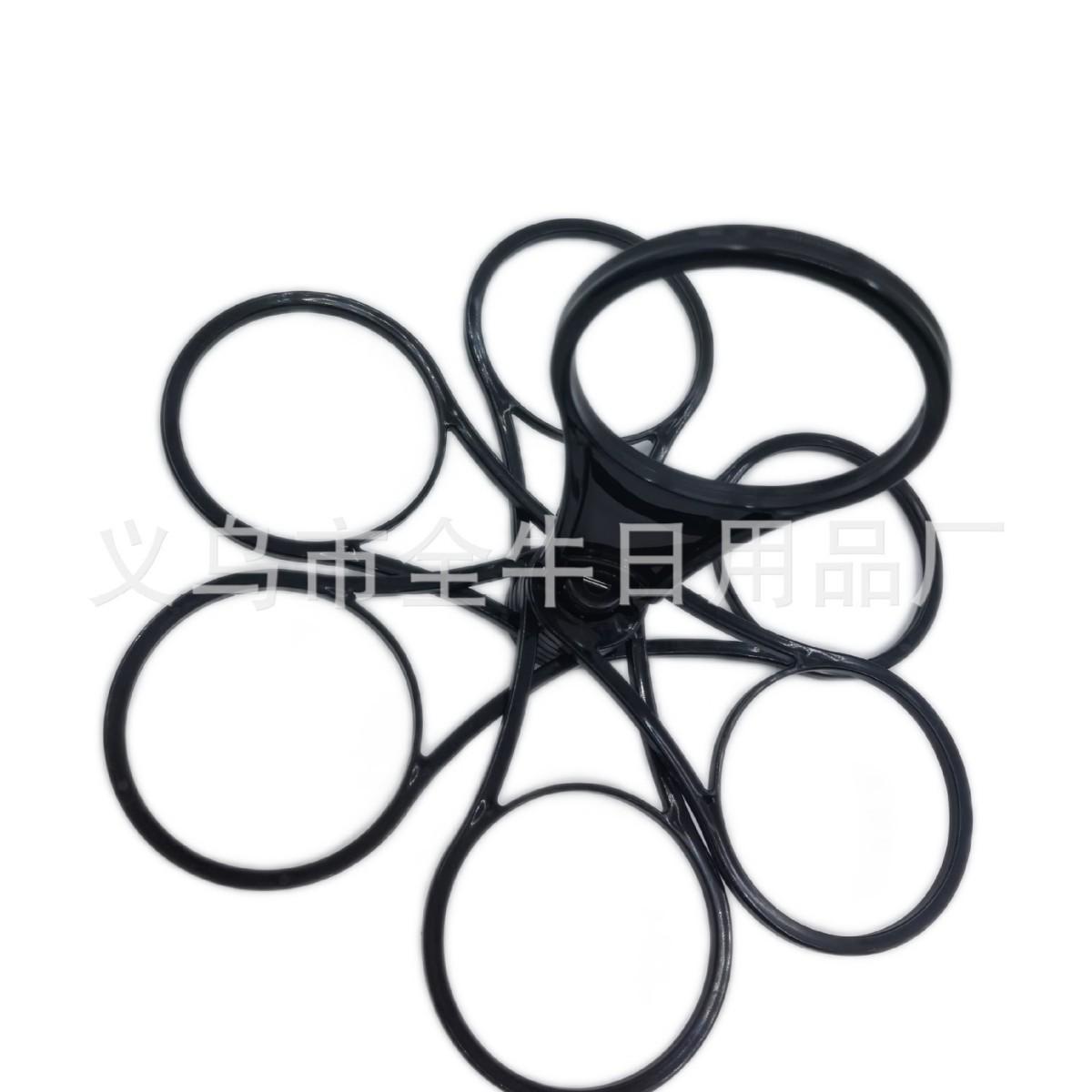 

Foldable Milk Tea, Coffee, Cola, Red Wine, Rotatable Six in One Stand, Convenient Cup Holders & Racks Organization чёрный