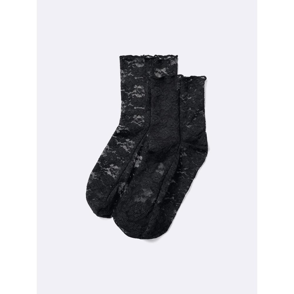 Gu By Uniqlo Lace Crew Socks