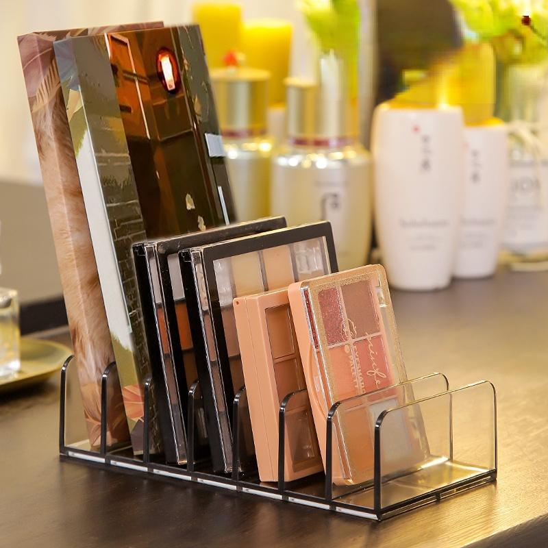 Kompakter Organizer für Lidschattenpaletten aus Acryl, Aufbewahrungsfach, Kosmetikregal, Make-up-Werkzeughalter, Schubladen-Organizer mit 7 Fächern