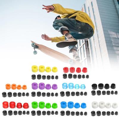 Univerzální sada na přestavbu trucku skateboardu Pouzdra Podložky Pivotové šálky Tlumiče