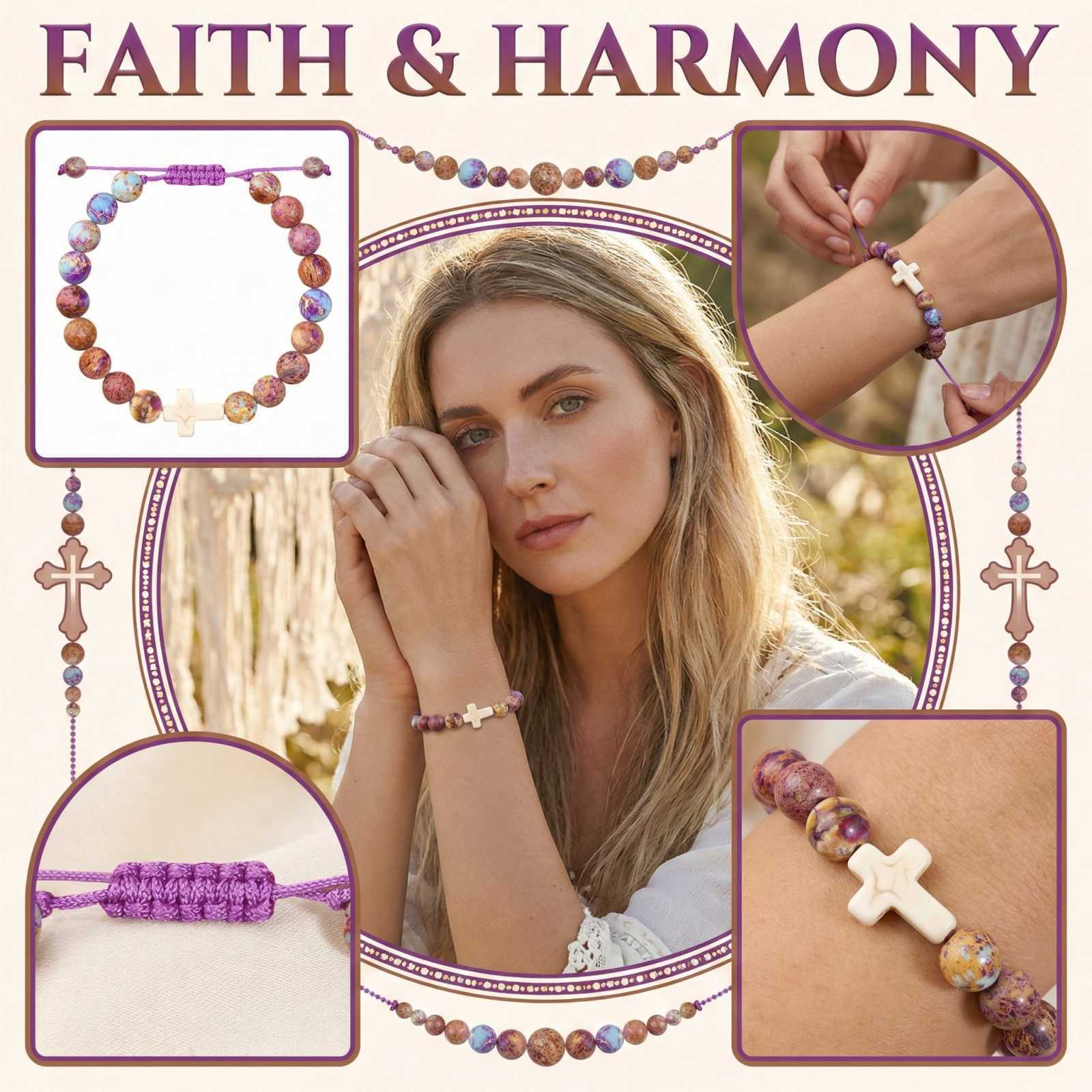 Женский модный регулируемый плетеный браслет ручной работы One Size