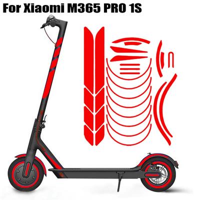 Reflective Sticker Wheel Decals Reflective for Xiaomi M365 Pro Mi3 Electric Scooter Tire Applique Tape Safety Sticker Accessorie