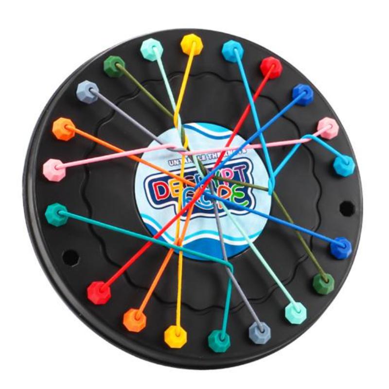 1 Set Kinder Seil Entwirrspiel Verdrehtes Seil Knoten Brettspiel Logisches Denken