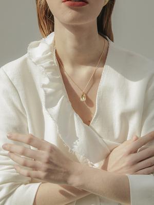 Zoena Gold Pole Pendant Necklace