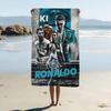 C-Cristiano R-Ronaldo CR-7 Asciugamano da Spiaggia in Microfibra Assorbente Asciugatura Rapida Morbido Yoga Nuoto Resort Arrampicata su Montagna Asciugamano