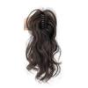Perruque Demi-Queue Naturellement Bouclée Perruque Cheveux Femme Avec Pince Croc