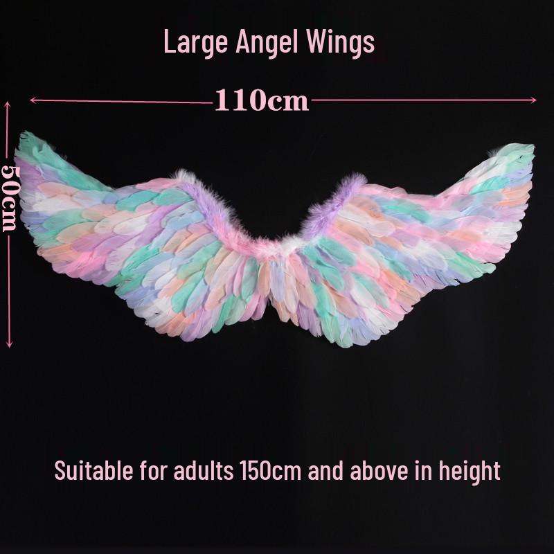Angel Feather Wings Cosplay Props for Children & Adults - Ideal for Halloween & Parties