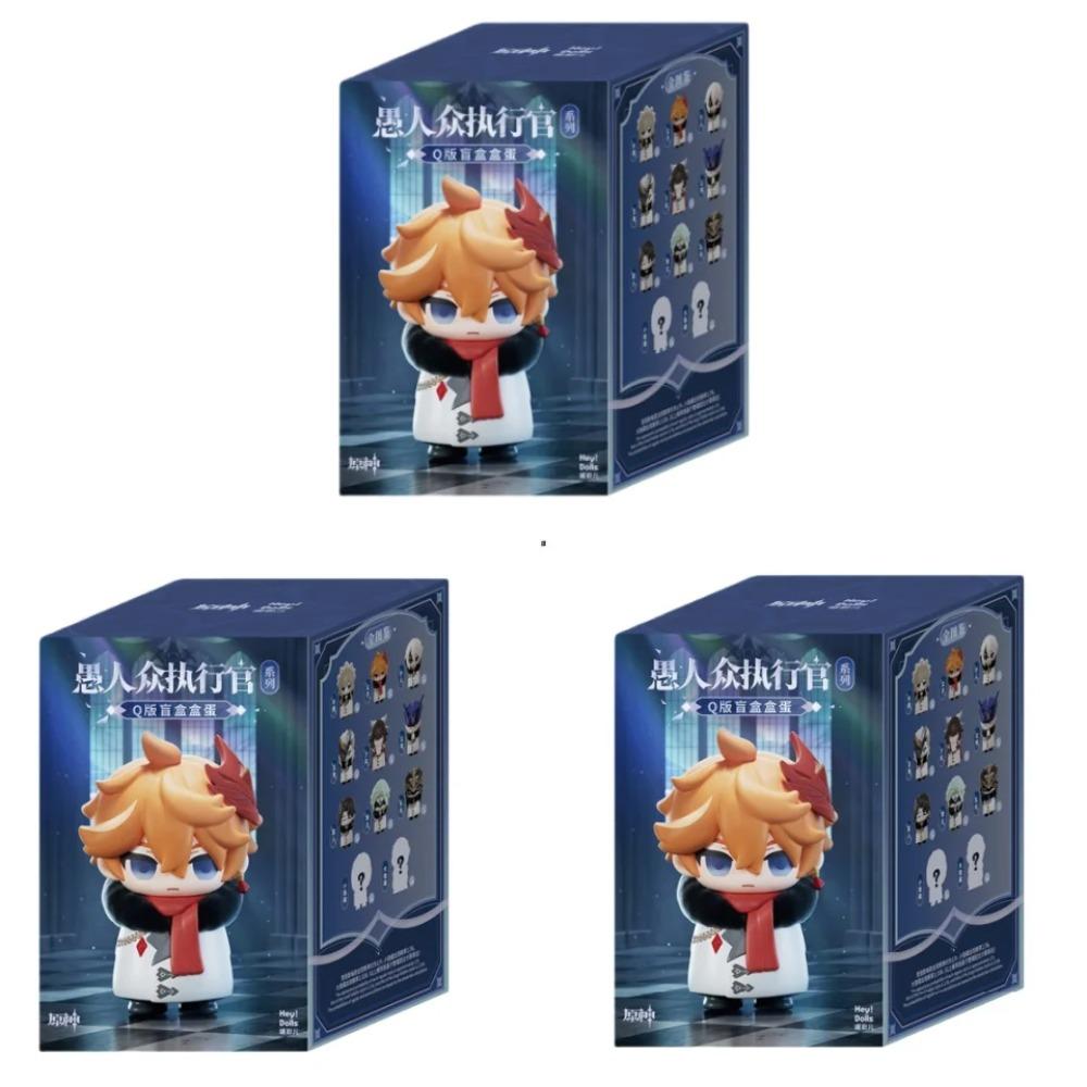 In Stock Original Suplay Genshin Fatui Harbingers Blind Box MiHoYo Cute Figure Desktop DecorModel Surprise Box Birthday Gift Toy