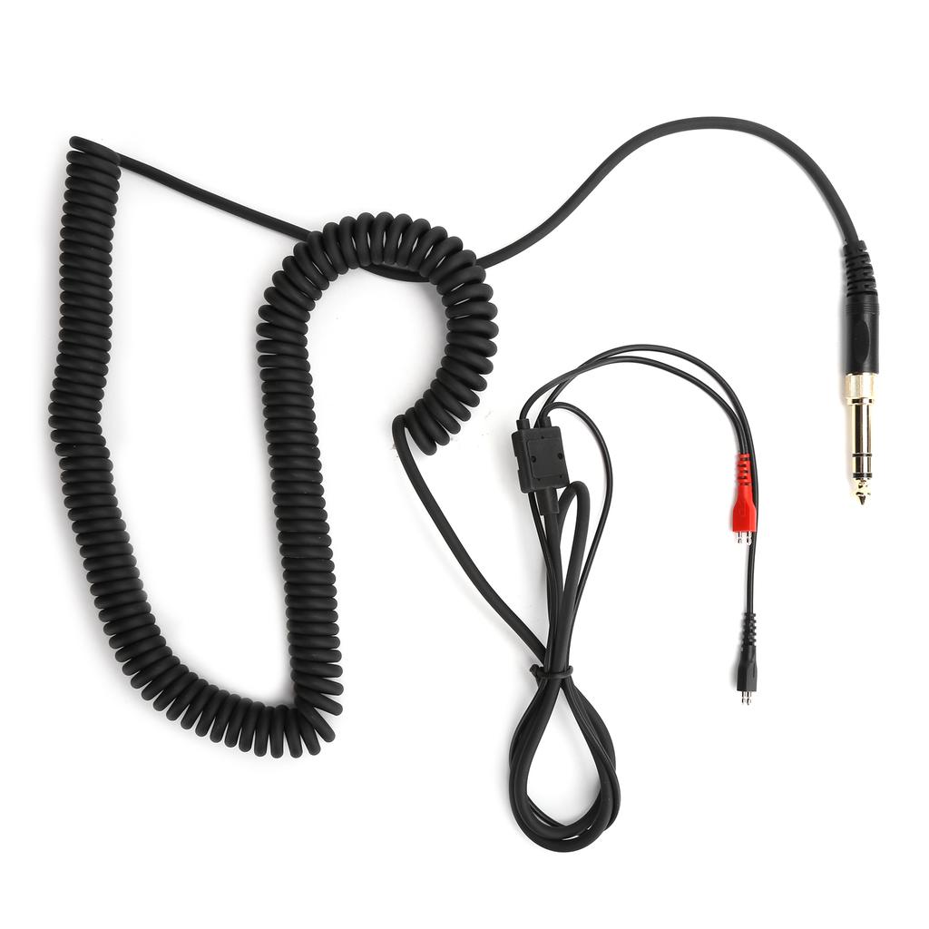 Headphone Coiled Audio Cable with Adapter for HD25 HD560 HD540 HD430 HD250