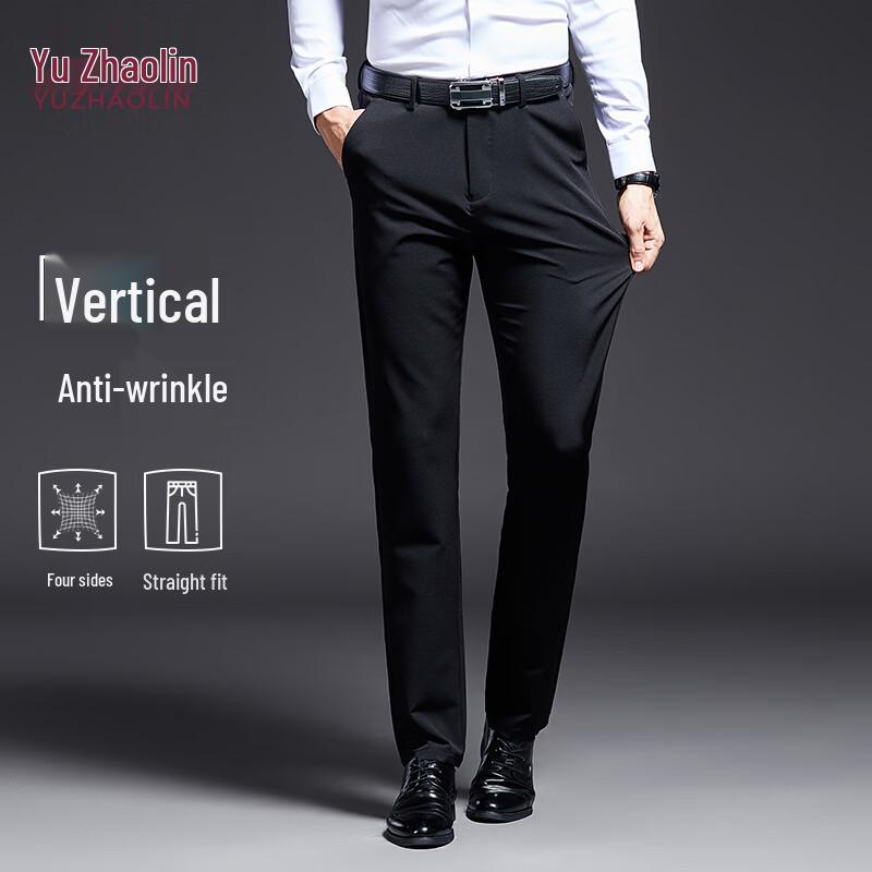 YUZHAOLIN Men s Summer Stretch Casual Trousers 32 чёрный