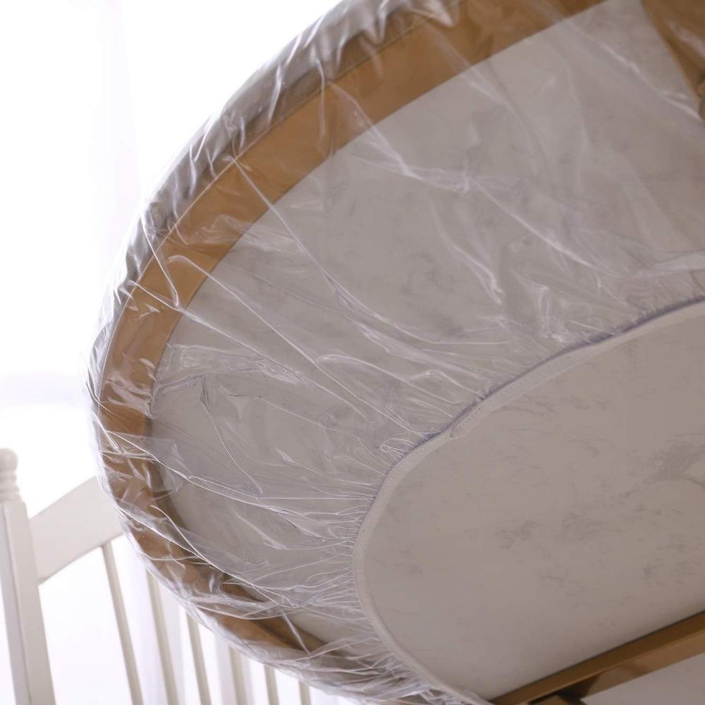 PVC Table Protector Cover Elastic Edge Table Cover New Tablecloth Protector  for 36-68inch