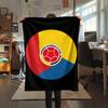 Colombia football Printed Flannel Blanket, soft throw for bedroom sofa, washable,soccer fan merchandise, great gift.