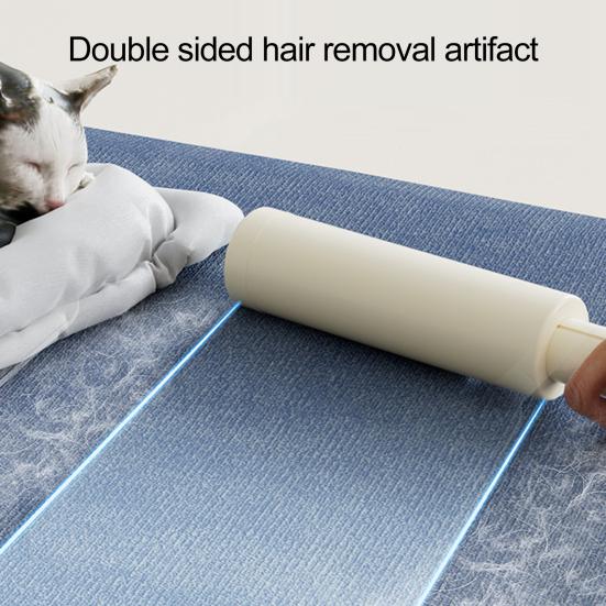 

Ролик для удаления ворса с ручкой, многоразовый, многоцелевой, двухсторонний, для дивана, одежды, валик для удаления ворса