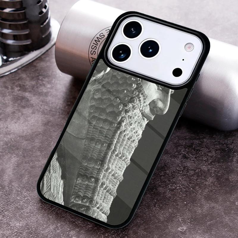 Lamassu Assyrian Mesopotamian Phone Case for iPhone 17 16 15 Pro Max Air 14 13 12 11 Plus Shockproof Capa Cover