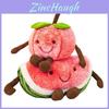 Cartoon Cherry Expression Plush Pillow Cute Fruit Stuffed Toy For All Ages 35cm 50cm 60cm