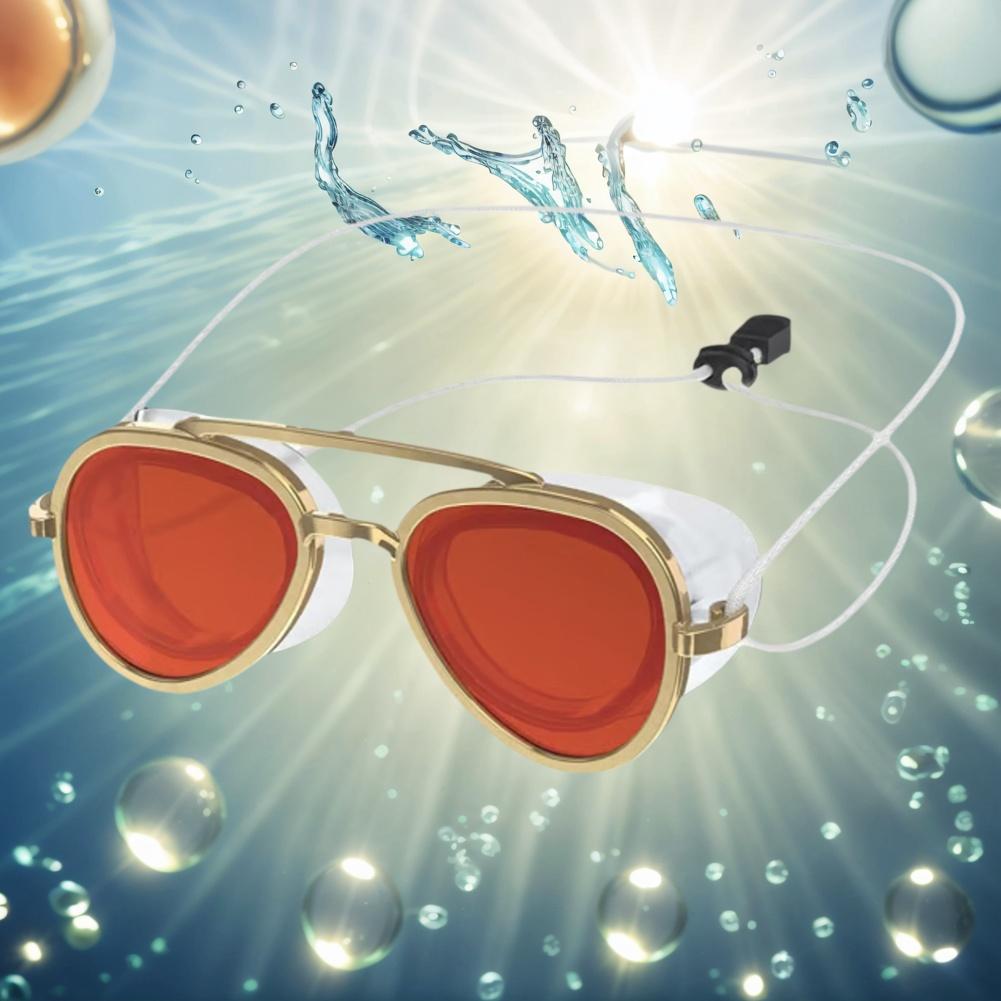Full-View Anti-Fog Swim Goggles Professional Full Angle Anti Fog Swimming Goggles Swimming Goggles Men Women Retro Goggles