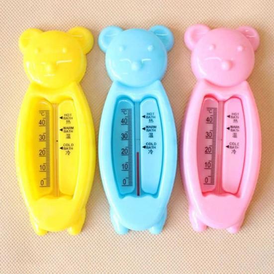 Cartoon Bear Shape Baby Shower Bath Water Thermometer Temperature Test Tool